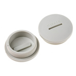 RS PRO Blanking Plug, M32, 31.7mm Hole Diameter, Nylon 66, 36.6mm Diameter, Threaded