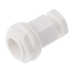RS PRO White Plastic Cable Gland, M20 Thread, 7mm Min, 10.5mm Max, IP55
