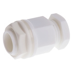 RS PRO White Plastic Cable Gland, M16 Thread, 7mm Min, 10.5mm Max, IP55
