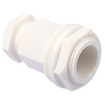 RS PRO White Plastic Cable Gland, M20 Thread, 7mm Min, 10.5mm Max, IP55