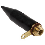 Black Brass Cable Gland, M20 Thread, 11.5mm Min, 16mm Max, IP66