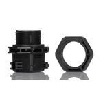 RS PRO Black Nylon Cable Gland, M25 Thread, IP66