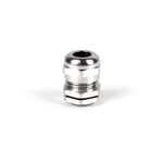 RS PRO Metallic Nickel Plated Brass Cable Gland, M16 Thread, 4mm Min, 8mm Max, IP68