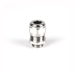 RS PRO Metallic Nickel Plated Brass Cable Gland, M16 Thread, 4mm Min, 8mm Max, IP68