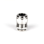 RS PRO Metallic Nickel Plated Brass Cable Gland, M20 Thread, 6mm Min, 12mm Max, IP68