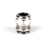 RS PRO Metallic Nickel Plated Brass Cable Gland, M32 Thread, 13mm Min, 20mm Max, IP68