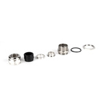 RS PRO Metallic Nickel Plated Brass Cable Gland, PG16 Thread, 10mm Min, 14mm Max, IP68