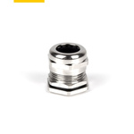 RS PRO Metallic Nickel Plated Brass Cable Gland, PG21 Thread, 13mm Min, 18mm Max, IP68