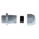 RS PRO Grey Nylon Cable Gland, PG29 Thread, 18mm Min, 25mm Max, IP68