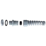RS PRO Grey Nylon Cable Gland, PG16 Thread, 10mm Min, 14mm Max, IP68