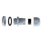 RS PRO Grey Nylon Cable Gland, PG9 Thread, 4mm Min, 8mm Max, IP68