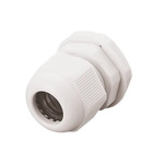 RS PRO White Nylon Cable Gland, M12 Thread, 3mm Min, 6.5mm Max, IP68