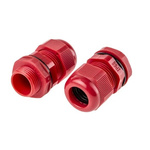 RS PRO Red Nylon Cable Gland, M20 Thread, 10mm Min, 14mm Max, IP68