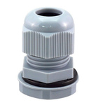 RS PRO Grey Nylon Cable Gland, PG9 Thread, 4mm Min, 8mm Max, IP68
