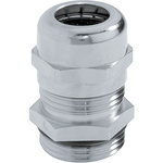 Lapp SKINTOP Series Metallic Nickel Plated Brass Cable Gland, M32 Thread, 11mm Min, 21mm Max, IP68, IP69