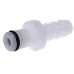 Straight Male Hose Coupling Coupling Insert - Non-Valved, Free Floating Mount, Acetal
