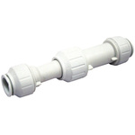 John Guest Straight Coupler PVC Pipe Fitting, 22mm