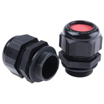 Kopex-EX CGM Series Black Nylon Cable Gland, M32 Thread, 15mm Min, 21mm Max, IP66, IP68