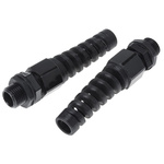 RS PRO Black Nylon Cable Gland, PG16 Thread, 10mm Min, 14mm Max, IP68