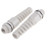 RS PRO Grey Nylon Cable Gland, M16 Thread, 5mm Min, 10mm Max, IP68