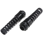 RS PRO Black Nylon Cable Gland, M25 Thread, 13mm Min, 18mm Max, IP68