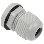 RS PRO Grey Nylon Cable Gland, PG11 Thread, 5mm Min, 10mm Max, IP68