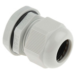 RS PRO Grey Nylon Cable Gland, PG21 Thread, 13mm Min, 18mm Max, IP68