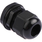 RS PRO Black Nylon Cable Gland, PG13.5 Thread, 6mm Min, 12mm Max, IP68