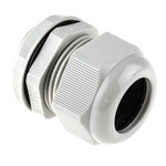 RS PRO Grey Nylon Cable Gland, M32 Thread, 18mm Min, 25mm Max, IP68