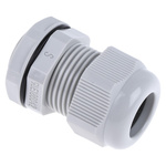 RS PRO Grey Nylon Cable Gland, M20 Thread, 10mm Min, 14mm Max, IP68