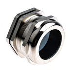 RS PRO Metallic Nickel Plated Brass Cable Gland, M50 Thread, 31mm Min, 38mm Max, IP68