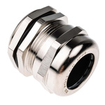 RS PRO Metallic Nickel Plated Brass Cable Gland, PG21 Thread, 13mm Min, 18mm Max, IP68