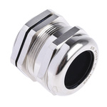 RS PRO Metallic Nickel Plated Brass Cable Gland, PG29 Thread, 18mm Min, 25mm Max, IP68