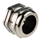 RS PRO Metallic Nickel Plated Brass Cable Gland, M50 Thread, 30mm Min, 38mm Max, IP68