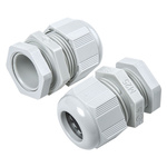 SIB SIB-TEC Series Grey PA 6 Cable Gland, M25 Thread, 9mm Min, 18mm Max, IP68