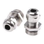 SIB WADI-TEC ECEA GSE Series Metallic Nickel Plated Brass Cable Gland, M16 Thread, 3mm Min, 6mm Max, IP68