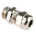 SIB WADI-TEC ECEA GSE Series Metallic Nickel Plated Brass Cable Gland, M12 Thread, 3mm Min, 6mm Max, IP68