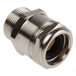 Lapp SKINDICHT Series Metallic Nickel Plated Brass Cable Gland, M25 Thread, 14mm Min, 15.8mm Max, IP68