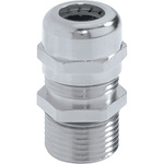 Lapp SKINTOP Series Metallic Nickel Plated Brass Cable Gland, M40 Thread, 19mm Min, 28mm Max, IP68