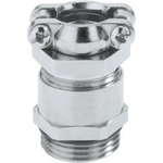 Lapp SKINDICHT Series Metallic Nickel Plated Brass Cable Gland, M25 Thread, 16mm Min, 19.3mm Max, IP55