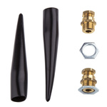Prysmian KM409 Series Brass Cable Gland Kit, M20 Thread, 3.5mm Min, 8.5mm Max, IP66