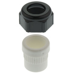 Harting Han Series White Thermoplastic Cable Gland, M25 Thread, 14mm Min, 17mm Max, IP68