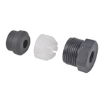 Bulgin 7000 Series Black, Grey, White, Yellow Thermoplastic Cable Gland Kit, PG13.5 Thread, 5mm Min, 7mm Max, IP66,