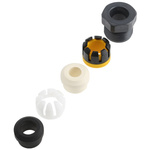 Bulgin 7000 Series Black, Grey, White, Yellow Thermoplastic Cable Gland Kit, PG13.5 Thread, 7mm Min, 13mm Max, IP66,
