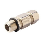 Moflash E1EX Series Metallic Stainless Steel Cable Gland, M20 Thread, 9mm Min, 15mm Max, IP66, IP68