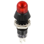 Sloan Red Indicator, FASTON Termination, 5 → 28 V dc, 8.2mm Mounting Hole Size, IP68