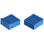 Amphenol Communications Solutions, DUBOX Female Connector Housing, 2.54mm Pitch, 10 Way, 2 Row