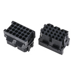 ITT Cannon, Trident Female Connector Housing, 5.08mm Pitch, 24 Way, 4 Row