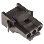 ITT Cannon, Trident Female Connector Housing, 5.08mm Pitch, 3 Way, 1 Row
