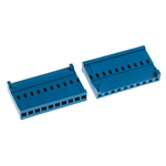 TE Connectivity, AMPMODU HE13/HE14 Female Connector Housing, 2.54mm Pitch, 10 Way, 1 Row